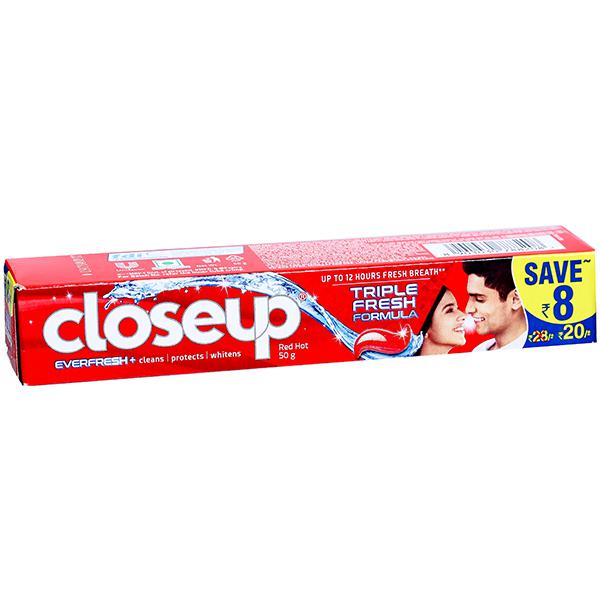 Closeup Ever Fresh+ Red Hot Toothpaste (Save Rs.8) 50 g