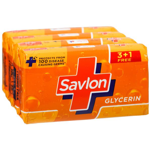 Savlon Glycerin Bathing Bar (Buy 3 Get 1 Free) 4 x 75 g