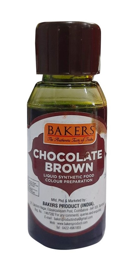 Bakers Chocolate Brown Food color