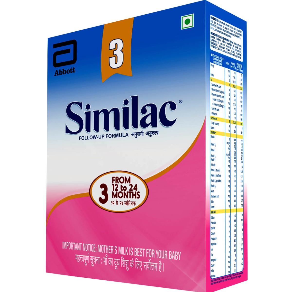 Similac Infant Formula Stage 3, 12 to 24 Months, 400 gm