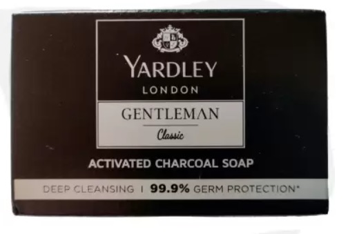 Yardley London Gentleman Classic Activated Charcoal Soap 100 g