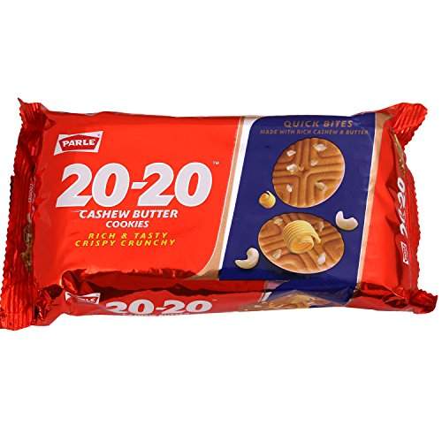 Parle 20-20 Cashew Butter Cookies - 200 gm