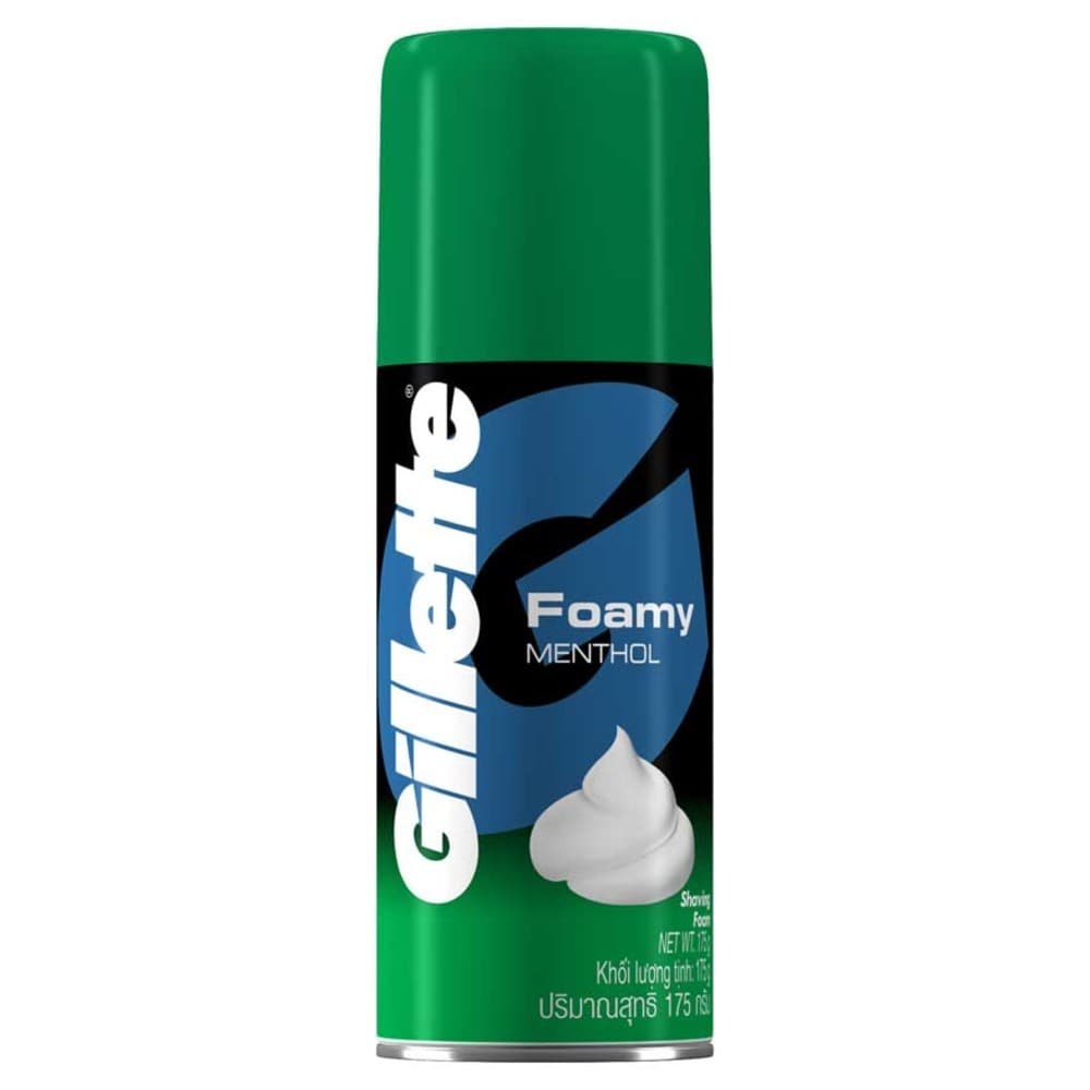 Gillette Sensitive Shaving Foam Menthol 196g