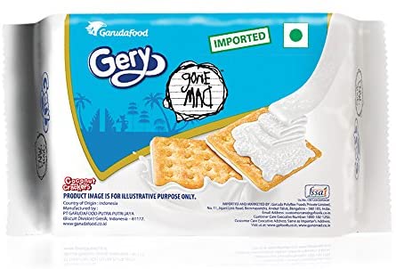 GERY GONE MAD Coconut Crackers, 105Grams