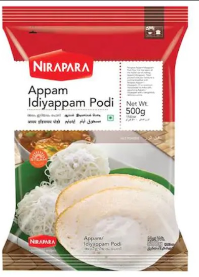 Nirapara Appam Idiyappam Podi, 500g Pouch