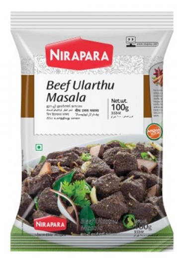 Nirapara Beef Ularthu Masala 100g