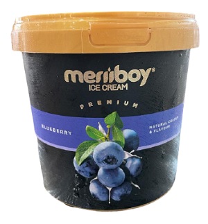 Merriboy Blueberry Ice cream  1000ML Tub