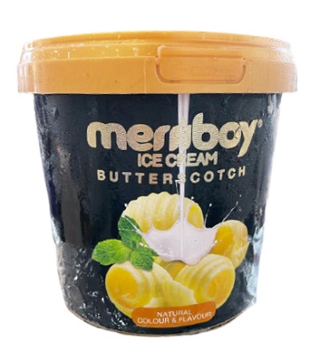 Merriboy ButterScotch Ice cream  1000ML Tub