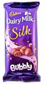 Cadbury Dairy Milk Silk Bubbly 120g