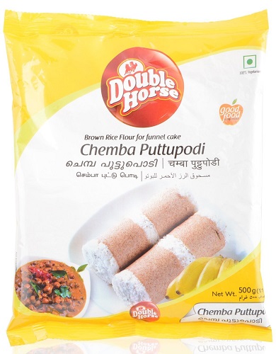 Double horse Puttu Podi - Chemba 500 g