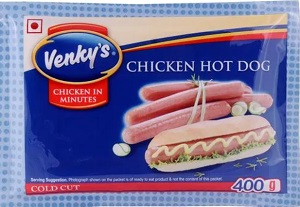 Venkeys Chicken hot dog  400g