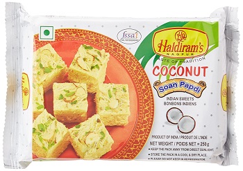 Haldiram's Nagpur Coconut Soan Papdi, 250g