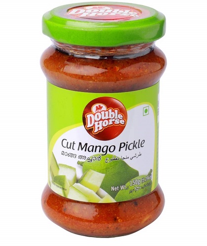 Double Horse Cut Mango Pickle, 150g