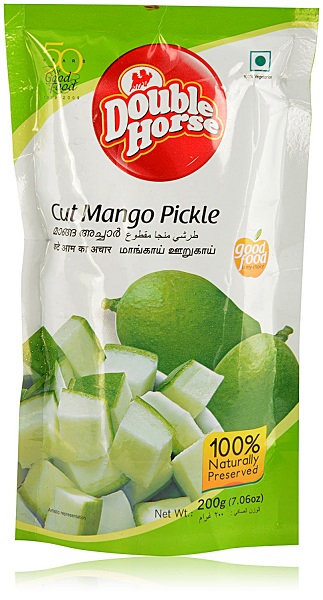 Double Horse Cut Mango Pickle, 200g