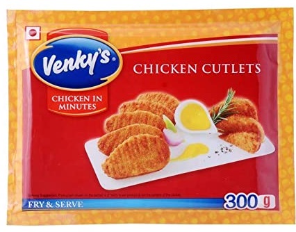 Venky's Chicken Cutlets Pouch, 300 g