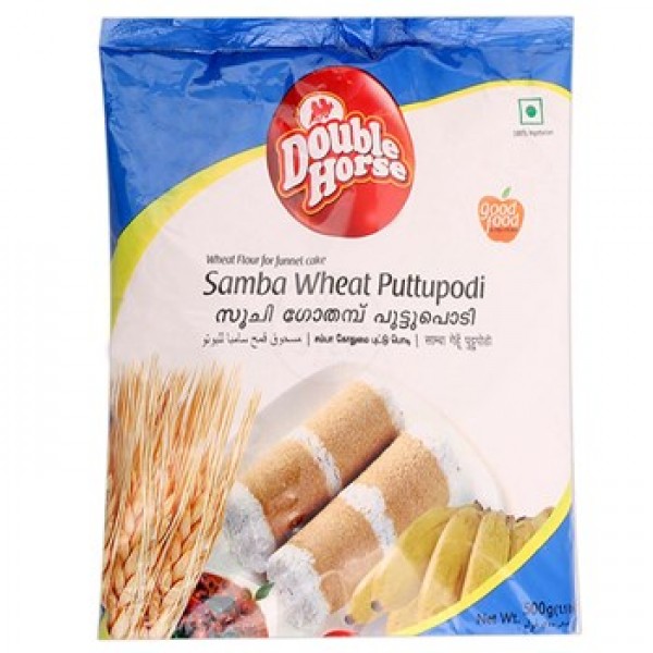 Double Horse Samba Wheat Puttu Podi 500gm