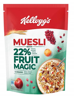 Kellogg's Muesli with 22% Fruit Magic, 500g