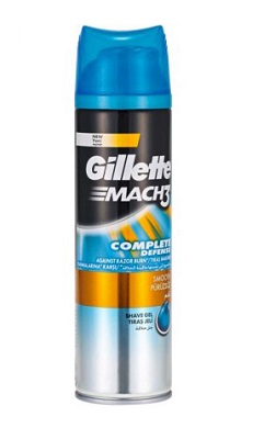 Gillette Mach3 Complete Defense Smooth Shave Gel 195g