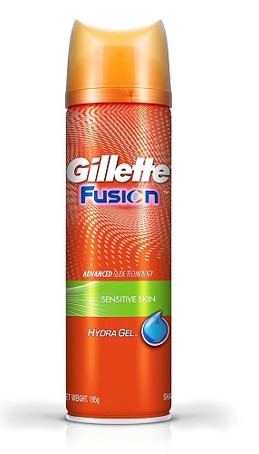 Gillette Fusion Hydragel Sensitive Pre Shave Gel - 195 g