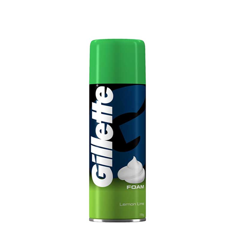 Gillette Shaving Foam - Classic Lemon Lime (196gm)