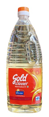 Gold Winner Refined Sunflower Oil 1L