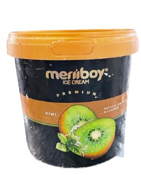 Merriboy Kiwi Ice cream  1000ML Tub