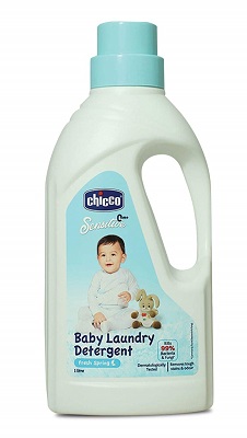 Chicco Baby Laundry Detergent, Fresh Spring, 5X Stain & Germ Fighter,  1LT