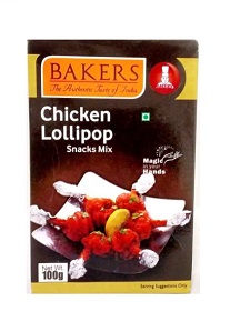 Bakers Chicken Lollipop Snacks Mix 100g