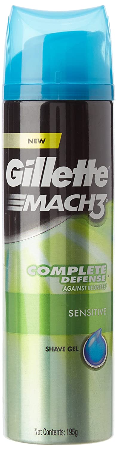 Gillette Mach3 Complete Defence Sensitive Shave Gel - 195 g