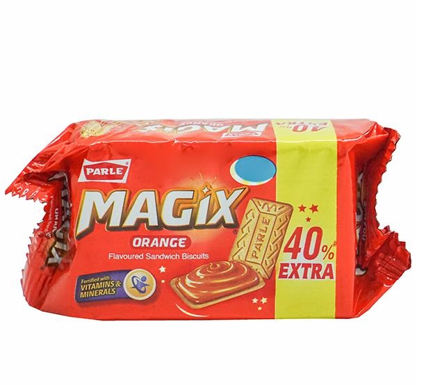 Parle Magix Orange Sandwich Biscuits, 81.6g