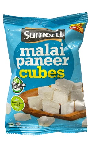 Sumeru Malai paneer cubes