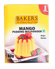 Bakers Mango Pudding Mix Powder 80gm