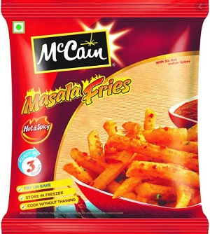 Mccain Masala Fries 375 gm (frozen)