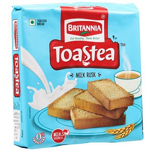 Britannia Toast Tea Milk Rusk 200Gm