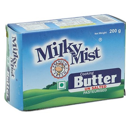 Milky Mist butter unsalted 200g