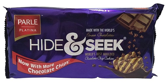 Parle Hide and Seek Cookies - Choco roll, 75g Pack