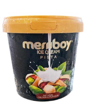 Merriboy Pista  Ice cream  1000ML Tub