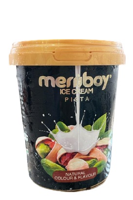 Merriboy Pista  Ice cream  500ML Tub