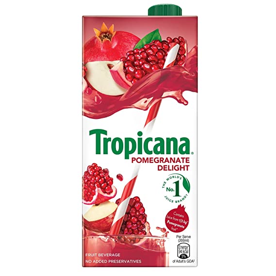 Tropicana Pomegranate Delight Fruit Juice, 1L