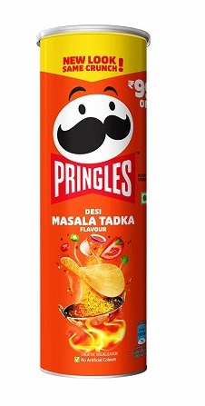 Kellogg's Pringles Desi Masala Tadka, 107 g