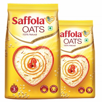 Saffola Oats, 1 kg with Free Saffola Oats 400 gm