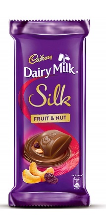 Cadbury Dairy Milk silk Fruit And Nut Chocolate, 55 Gm