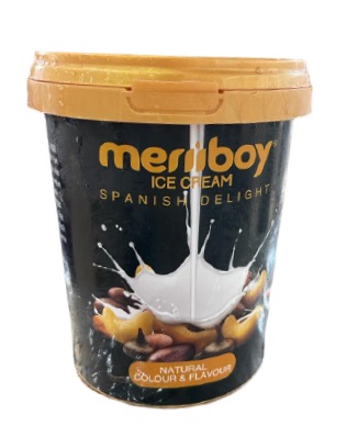 Merriboy Spanish Delight Ice cream  500ML Tub