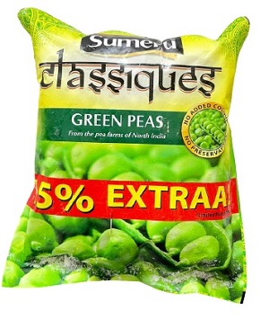 Sumeru Green Peas 500g