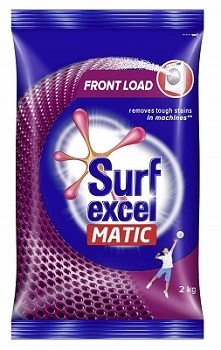 Surf Excel Matic Front Load Detergent Washing Powder,2Kg