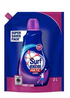 Surf Excel Matic Front Load Liquid Detergent Refill Pouch 2lt