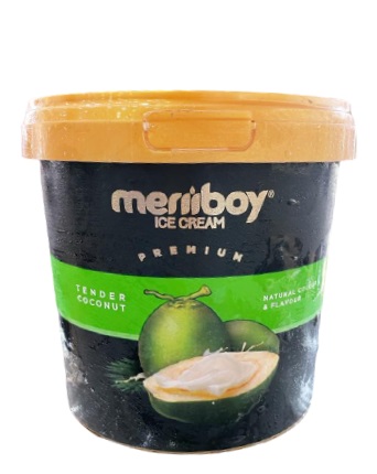 Merriboy Tender Coconut Ice cream  1000ML Tub