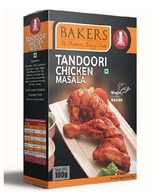 Bakers Tandoori Chicken Masala 10g