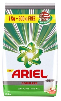 Ariel Complete Detergent Washing Powder - 1 kg + 500 free