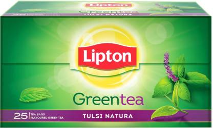 Lipton green tea  Tulsi Natura  25 bags